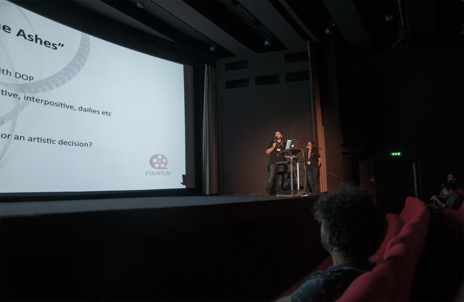 Experts of Fixafilm gave a lecture on Arri Workshop 2014